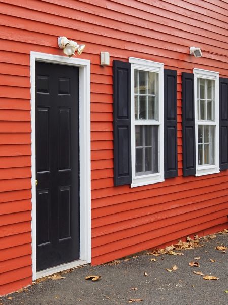 Red Vinyl Siding Installation in Eagle